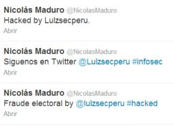 El hacker ha cambiado la información del candidato y mandado algunos tuits en la cuenta. TOMADA DE @NicolasMaduro  /