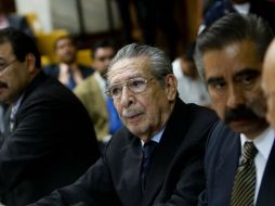 Buscan probar que Ríos Montt, en la imagen, y Rodríguez Sánchez son autores intelectuales de la ejecución de mil 771 personas. ARCHIVO /