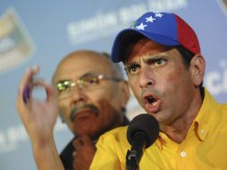 El líder opositor, de 40 años, afirmó que el derrotado de las elecciones presidenciales ha sido Maduro y su Gobierno. EFE /