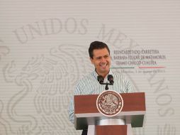 El Presidente Enrique Peña Nieto destacó las coincidencias entre su gobierno y los empresarios. ARCHIVO /