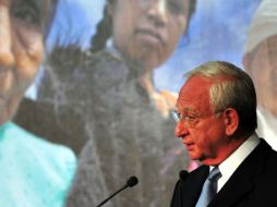 El presidente de la SCJN, Juan Silva Meza, encabezó la ceremonia de presentación del Protocolo de Actuación. NTX /