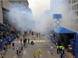 Tres explosiones se registran en Boston, reportan tres muertes y más de cien heridos. AP /