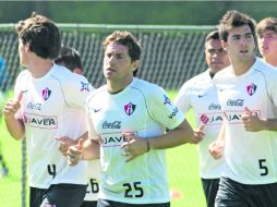 El capitán Leandro Cufré quiere que Atlas cumpla el segundo de sus objetivos en el Clausura 2013, que es calificar como líder. MEXSPORT /