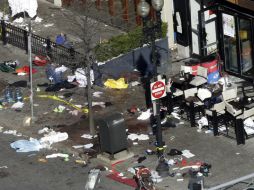 El mundo del deporte se ha levantado tras la tragedia en el Maratón, que ha cobrado tres víctimas. AP /