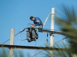 Los vándalos se disfrazan de trabajadores de la Comisión Federal de Electricidad. ARCHIVO /