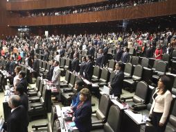 La oposición en la Cámara de Diputados alcanzó 233 votos en contra de que el PRI encabezara la comisión Monex. SUN /