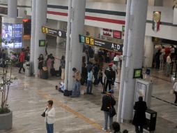 Elementos de la Policía Federal realizan recorridos de rutina en el aeropuerto ARCHIVO /
