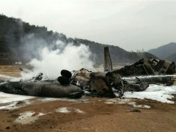 Helicóptero de EU se estrella cerca de frontera norcoreana. AP /