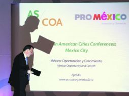 Jose Antonio Meade, quien participó en el foro ''México: Oportunidad y Crecimiento'', estará hoy en Guadalajara. EFE /