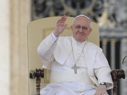 El Papa Francisco durante la audiencia general en la Plaza de San Pedro. EFE /