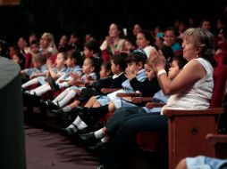 Niños de diversas instituciones educativas adquiriendo conocimientos musicales. EL INFORMADOR /