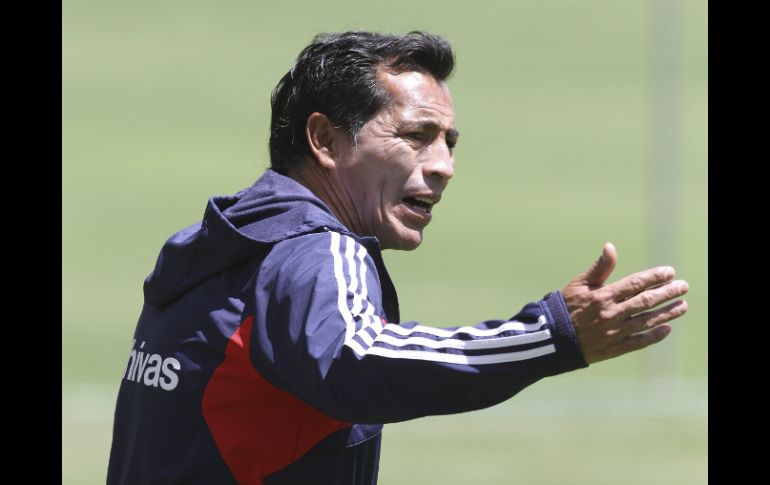 El estratega del Guadalajara sabe que es la última llamada para su equipo. MEXSPORT /