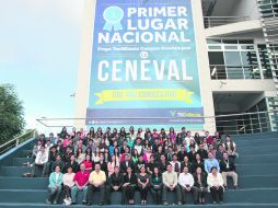 La comunidad de la prepa.'Están listos para presentar exámenes de admisión en cualquier universidad', le recordaron ayer a los alumnos EL INFORMADOR /