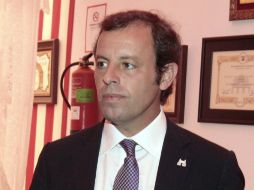 El primer directivo blaugrana confía en que su proyecto continúe. EFE /