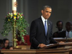 Barack Obama advierte en Boston que Estados Unidos va a ''encontrar'' a los autores del atentado en el maratón. AFP /