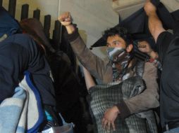 Los estudiantes exigen principalmente la reinstalación de los cinco expulsados del CCH Naucalpan. ARCHIVO /