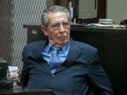 Ríos Montt, de 86 años, es acusado del genocidio de mil 771 indígenas ixiles exiliados en Guatemala. AP /