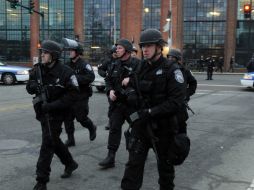 La policía ha revisado entre un 60 y un 70 por ciento del área donde consideran que está el sospechoso. AFP /