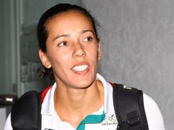 Laura Sánchez sigue sumando buenas actuaciones en el trampolín de tres metros. ESPECIAL /