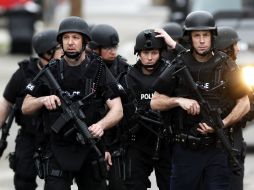 La policía de Boston continúa con la búsqueda del sospechoso en Watertown. EFE /
