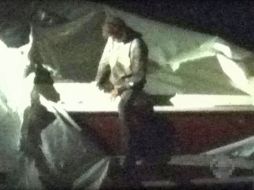 Esta imagen, cortesía de CBS News, muestra a Dzhokhar Tsarnaev, el sospechoso del atentado maratón de Boston a la hora de su captura. AFP /