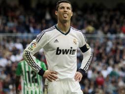 El jugador Cristiano Ronaldo durante el partido en el que su equipo sale vencedor. AP /
