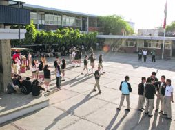 RECUERDOS. El patio de la Secundaria Técnica número 4. ESPECIAL /