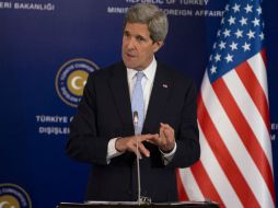 John Kerry anuncia una aportación de 123 millones de dólares a los rebeldes en ''equipamiento no letal''. AP /