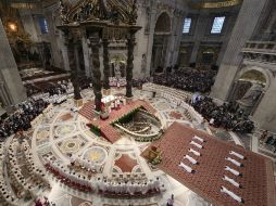 La ceremonia se realizó en la Basílica de San Pedro. EFE /
