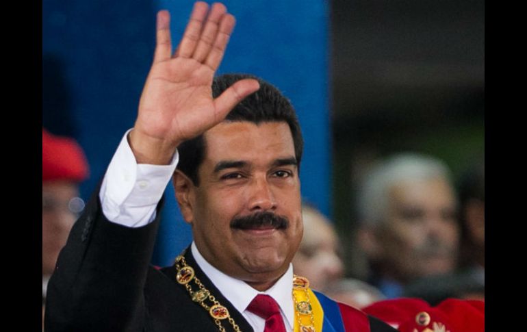 Maduro asumió el cargo el pasado viernes ante la Asamblea Nacional en una ceremonia a la que asistieron 17 jefes de Estado. ARCHIVO /