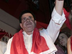 Cartes obtuvo el 45.91% de los votos en las elecciones presidenciales según datos correspondientes al escrutinio de los sufragios. EFE /