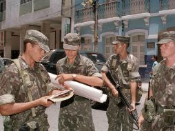 Los grupos militares visitan las ciudades sede para hacer un reconocimiento inicial. ARCHIVO /