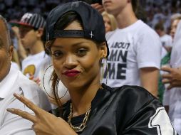 Rihanna durante su visita en la ciudad de Miami, Florida. AFP /