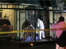 Escena del homicidio, en Tlaquepaque. EL INFORMADOR /