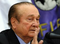Desde 1998, Leoz forma parte de la FIFA y el próximo 1 de mayo cumplirá 27 años al frente de Conmebol. AFP /