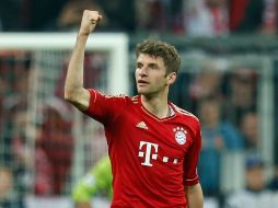 Müller celebra una de sus anotaciones. AP /