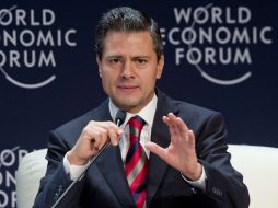 Peña Nieto participa en la Sesión Inaugural del Foro Económico Mundial para América Latina y El Caribe, en Lima, Perú. AFP /
