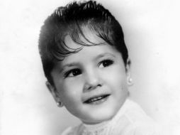 En la niñez. Melín Godínez, señora de Carlos Mora.  /