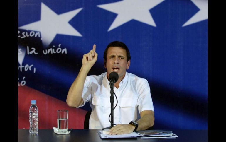 El líder opositor asegura que el gobierno teme a que se hable ''sobre la defensa y la lucha'' de los derechos de los venezolanos. AFP /