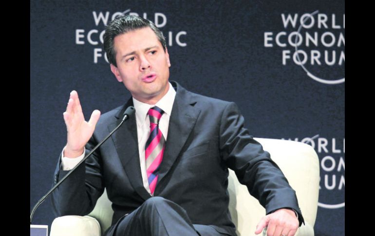 Potencial. Enrique Peña Nieto enfatizó que ''México no quiere quedarse rezagado en la región''. EFE /