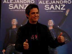 En este momento Sanz se encuentra en promoción de su novena producción discográfica La música no se toca. ARCHIVO /