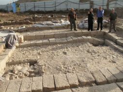 La excavación es en una zona que sería empleada como jardín. ESPECIAL /