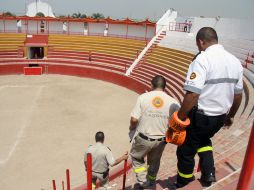 Los elementos de Protección Civil confirmaron el buen estado de las instalaciones. ESPECIAL /