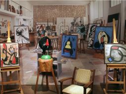 La exhibición ''Joan Miró: Iconografía''. EFE /