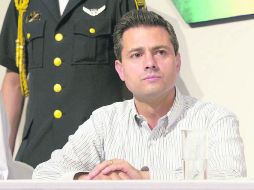 Palanca. Enrique Peña Nieto dijo que la reforma financiera impulsará a las pequeñas y medianas empresas. NTX /