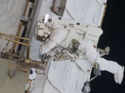 La antena del sistema Kursk no pudo ser desplegada totalmente tras la puesta en órbita del carguero este miércoles. EFE /