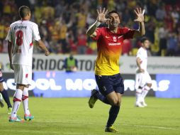 Raúl Mancilla fue el autor del gol con el que Morelia aseguró el pase a la Liguilla. EFE /