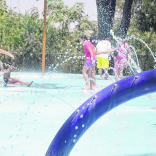 Una refrescadita en el Parque Ávila Camacho