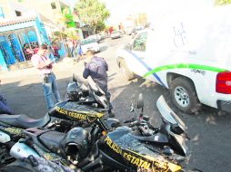 Operativo. El cadáver ''embolsado'' estaba en el cruce de Rancho Grande y Rancho Alegre. EL INFORMADOR /