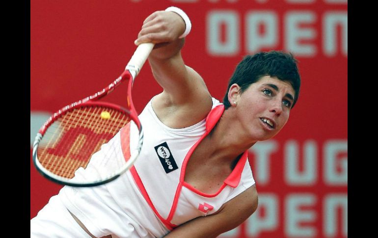 Suárez sólo requiere dos sets para imponerse a su contrincante. EFE /